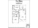 Detailed floor plan of a home layout including room dimensions at 744 Barron Pl, The Villages, FL 32163