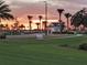 Enjoy sunsets surrounded by swaying palms and lush green space at 744 Barron Pl, The Villages, FL 32163