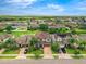 Aerial view of a neighborhood with well-maintained homes and landscaping at 1270 Fountain Coin Loop, Orlando, FL 32828
