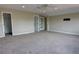 Large bonus room with neutral carpeting, recessed lighting, and multiple closets and doorways at 1528 Langham Ter, Lake Mary, FL 32746