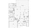 Detailed floor plan showing the layout of the home, including room dimensions and features at 1528 Langham Ter, Lake Mary, FL 32746