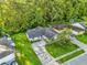 Aerial view of home highlighting roof, driveway, and lush surrounding greenery and landscaping at 1533 Ravana Dr, Orlando, FL 32822