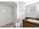 Bathroom with standing shower and vanity, ready for your personal touches at 1533 Ravana Dr, Orlando, FL 32822