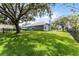 This home has an expansive backyard with mature trees and green space at 1640 Wild Indigo Ter, Oviedo, FL 32766