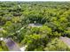 An aerial view of a beautiful home nestled amongst lush greenery and mature trees, offering privacy and seclusion at 1717 Fountainhead Dr, Lake Mary, FL 32746