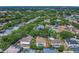 Expansive aerial view showcasing numerous homes, lush trees, and several screened-in pools in a Gathering-friendly neighborhood at 1731 Knotting Hill Dr, Orlando, FL 32835