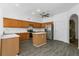 Bright kitchen featuring stainless steel appliances and plenty of cabinet space at 1731 Knotting Hill Dr, Orlando, FL 32835