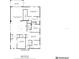 A detailed floor plan showing layout of the home with measurements for rooms and overall square footage at 17860 Passionflower Cir, Clermont, FL 34714