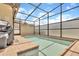 A screened lanai protects the pool, offering shade and a bug-free swimming experience at 1935 Majorca Dr, Kissimmee, FL 34747