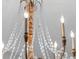 A detailed shot of the ornate chandelier above the dining room table at 315 Desoto Cir, Orlando, FL 32804