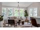 Cozy living room showcasing bright light, modern décor, and hardwood floors at 315 Desoto Cir, Orlando, FL 32804