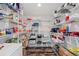 Pantry with ample storage on shelving, providing plenty of space for dry goods and food items at 328 Fairfield Dr, Sanford, FL 32771