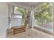 Charming outdoor balcony with tiled floor and rail and open air at 4356 S Kirkman Rd # 514, Orlando, FL 32811