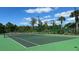 Tennis court surrounded by lush greenery at 12630 Old Plantation Ln, Orlando, FL 32824
