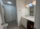 Bathroom vanity with mirror and cabinets at 199 Afton Sq # 108, Altamonte Springs, FL 32714