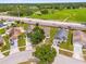 Aerial view of property showcasing its location along with nearby highway and green spaces at 2181 Jessa Dr, Kissimmee, FL 34743