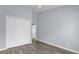 Neutral bedroom featuring a large closet, wood floors and a bright doorway at 2181 Jessa Dr, Kissimmee, FL 34743