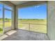 Enclosed balcony area with sliding glass doors leading to the outside view at 313 Sofia Ln, Lake Alfred, FL 33850