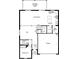 Detailed first-floor floor plan showcasing the kitchen, great room, bedroom 6, flex, garage, and more at 3820 Elk Bluff Rd, St Cloud, FL 34772