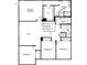 Second-floor floor plan with primary bedroom, loft, bedrooms 2, 3, and 4, laundry, and baths at 3820 Elk Bluff Rd, St Cloud, FL 34772