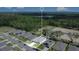 Aerial view of a home in a neighborhood, highlighted with property lines and surroundings at 3964 Mayhill Loop, Eustis, FL 32736