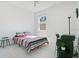 Bright bedroom with modern desk and colorful decor, perfect for a home office at 3964 Mayhill Loop, Eustis, FL 32736
