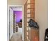 Bedroom featuring purple walls with boxes stacked along the wall at 419 Cierra Oaks Cir, Lady Lake, FL 32159