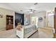 Cozy living room featuring neutral walls, ceiling fan, and an inviting atmosphere at 419 Cierra Oaks Cir, Lady Lake, FL 32159