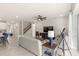 Bright living room featuring neutral tones, recessed lighting, and open floor plan at 5065 Sparkling Water Way, Kissimmee, FL 34746