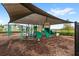 Community playground with slides and climbing structures under a shaded canopy, perfect for outdoor fun at 5065 Sparkling Water Way, Kissimmee, FL 34746