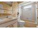 Bathroom with a tub, neutral walls, and tile floor at 708 Duffer Ln, Kissimmee, FL 34759