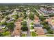 Aerial view of a quiet neighborhood with mature trees, manicured lawns, and well-maintained homes at 165 Fig Tree Run, Longwood, FL 32750