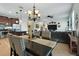 Dining area adjacent to kitchen and living room, ideal for entertaining at 2718 Limerick Cir, Grand Island, FL 32735