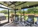 Relaxing screened patio with outdoor seating, perfect for enjoying the outdoors at 2718 Limerick Cir, Grand Island, FL 32735