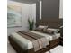 Contemporary bedroom featuring a queen bed, modern lighting, and soft neutral colors at 5025 Sw 179Th Pl, Ocala, FL 34473