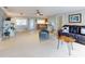 Bright living room featuring lots of natural light, and stylish furniture at 706 Lynn Ave, New Smyrna Beach, FL 32168