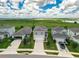 Aerial view of neighborhood homes at 7367 Catania Loop, Clermont, FL 34714