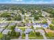 Neighborhood aerial showcasing well-maintained lawns and mature trees offering peaceful and attractive suburban living at 2932 Carriage Dr, South Daytona, FL 32119