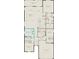 Detailed floor plan showcasing bedroom layouts, bathroom locations, and spacious living areas in the house at 6015 Tree Crossing Ln, St Cloud, FL 34771