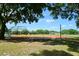 A baseball field with a backstop and seating is available for community sports at 643 Cricklewood Ter, Lake Mary, FL 32746