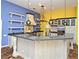 Spacious kitchen featuring granite countertops, a unique backsplash, and stainless steel appliances at 643 Cricklewood Ter, Lake Mary, FL 32746