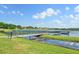Community lakeside pier offers great access for fishing and scenic water views at 643 Cricklewood Ter, Lake Mary, FL 32746