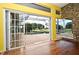 View from the living room of a screened in pool and backyard at 643 Cricklewood Ter, Lake Mary, FL 32746
