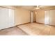 Bedroom featuring tile flooring and double closets for ample storage space at 1710 Espanola Ave, Daytona Beach, FL 32117