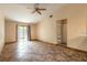 Bright living area with vaulted ceiling and tiled flooring at 1710 Espanola Ave, Daytona Beach, FL 32117