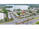 A beautiful aerial view of apartments near the water, offering serene living and scenic views at 202 Georgetown Dr # C, Casselberry, FL 32707