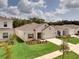 Aerial view of a single Gathering home with a driveway and a lawn at 2043 Rock Maple Bnd, Kissimmee, FL 34746