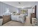 Calm and inviting main bedroom with sliding door to backyard, ample storage, and soothing light, promoting relaxation at 104 Autumn Dr, Longwood, FL 32779