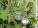 An aerial view of a home nestled among mature trees, offering a sense of privacy and natural beauty at 1121 Northern Way, Winter Springs, FL 32708