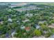 This aerial view highlights the property's location within a vibrant, tree-filled community near a range of amenities at 1503 Granite State Ct, Mount Dora, FL 32757